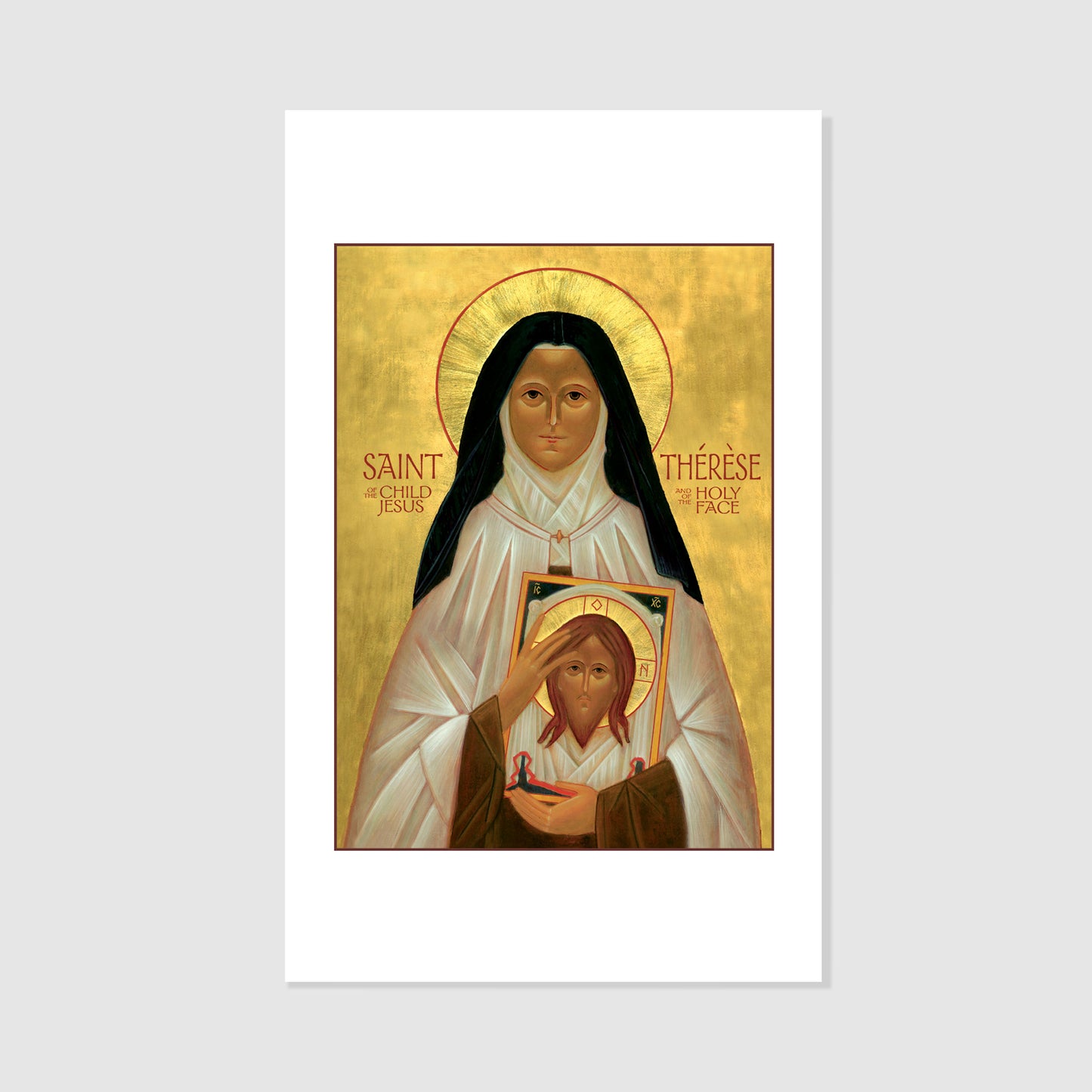 St. Thérèse of the Child Jesus - Icon Holy Card