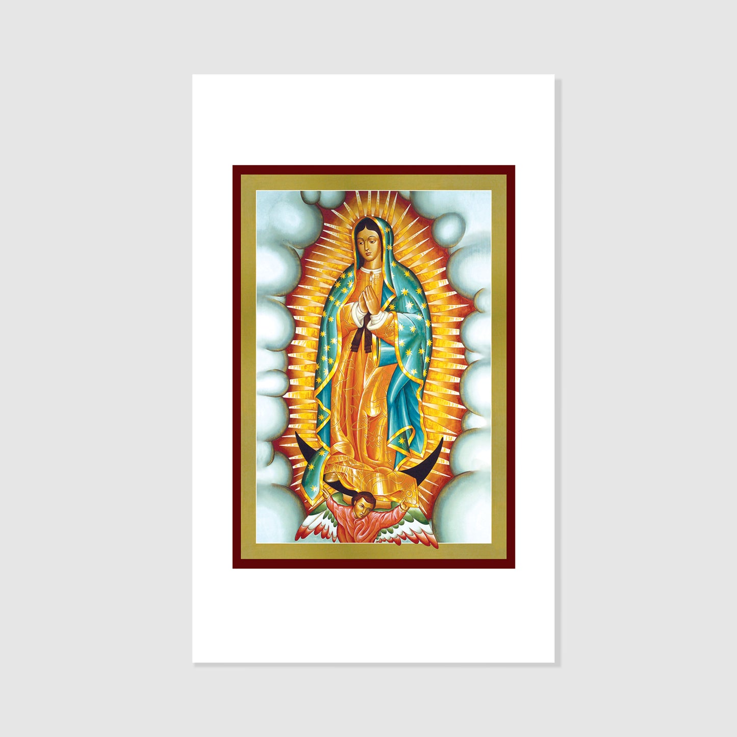 Our Lady of Guadalupe - Icon Holy Card Personalized