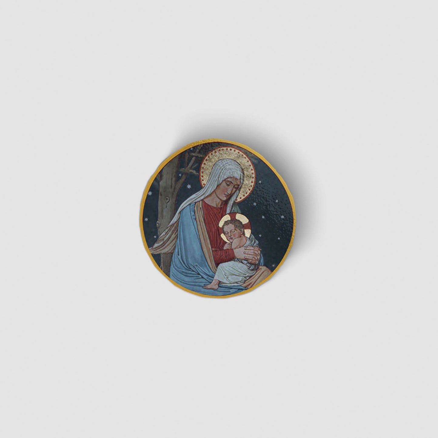 Beuronese Madonna and Child - Envelope Seal Stickers