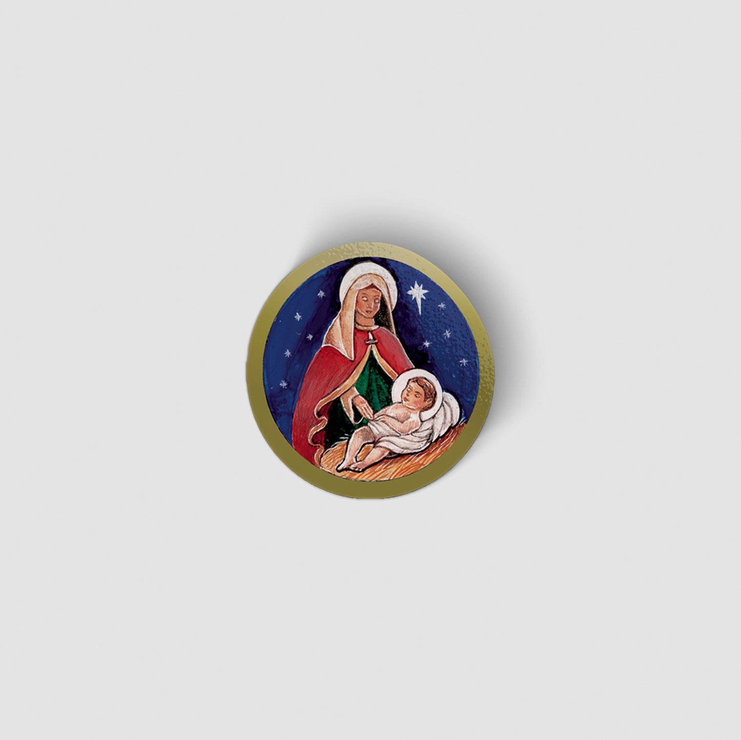 Madonna and Child - Envelope Seal Sticker