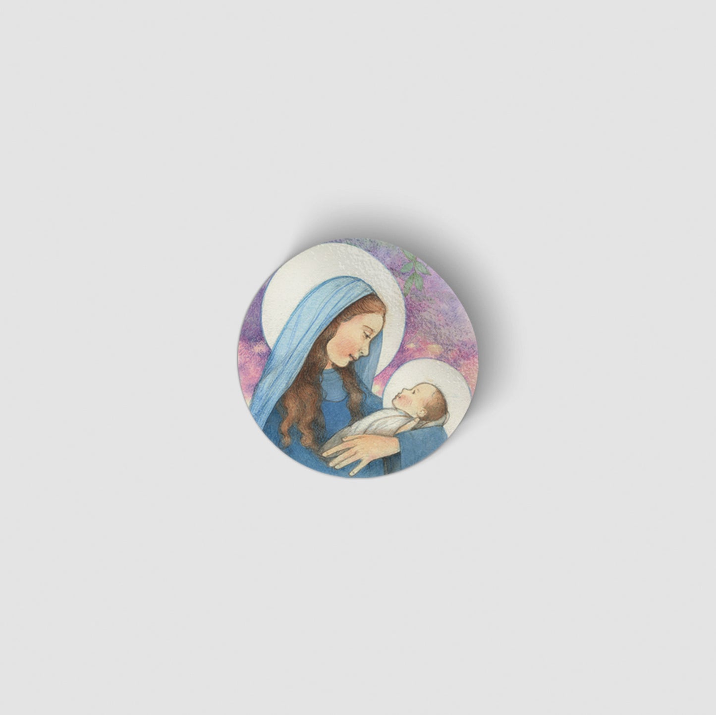Mary Holding Jesus - Envelope Seal Stickers