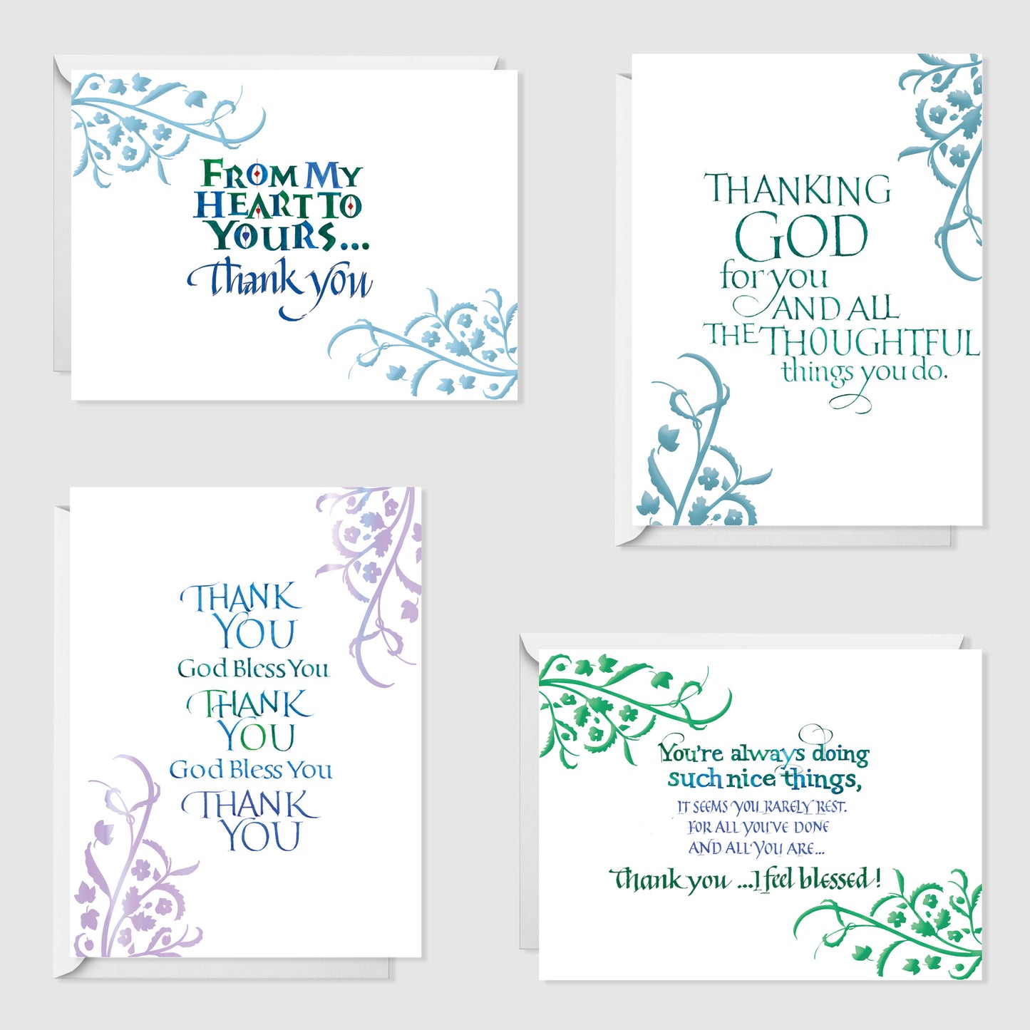 Feeling Blessed - Foiled Thank You Note Assortment