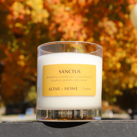 Sanctus - Scented Candle (White Wax)