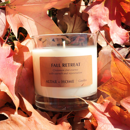 Fall Retreat - Scented Candle (White Wax)