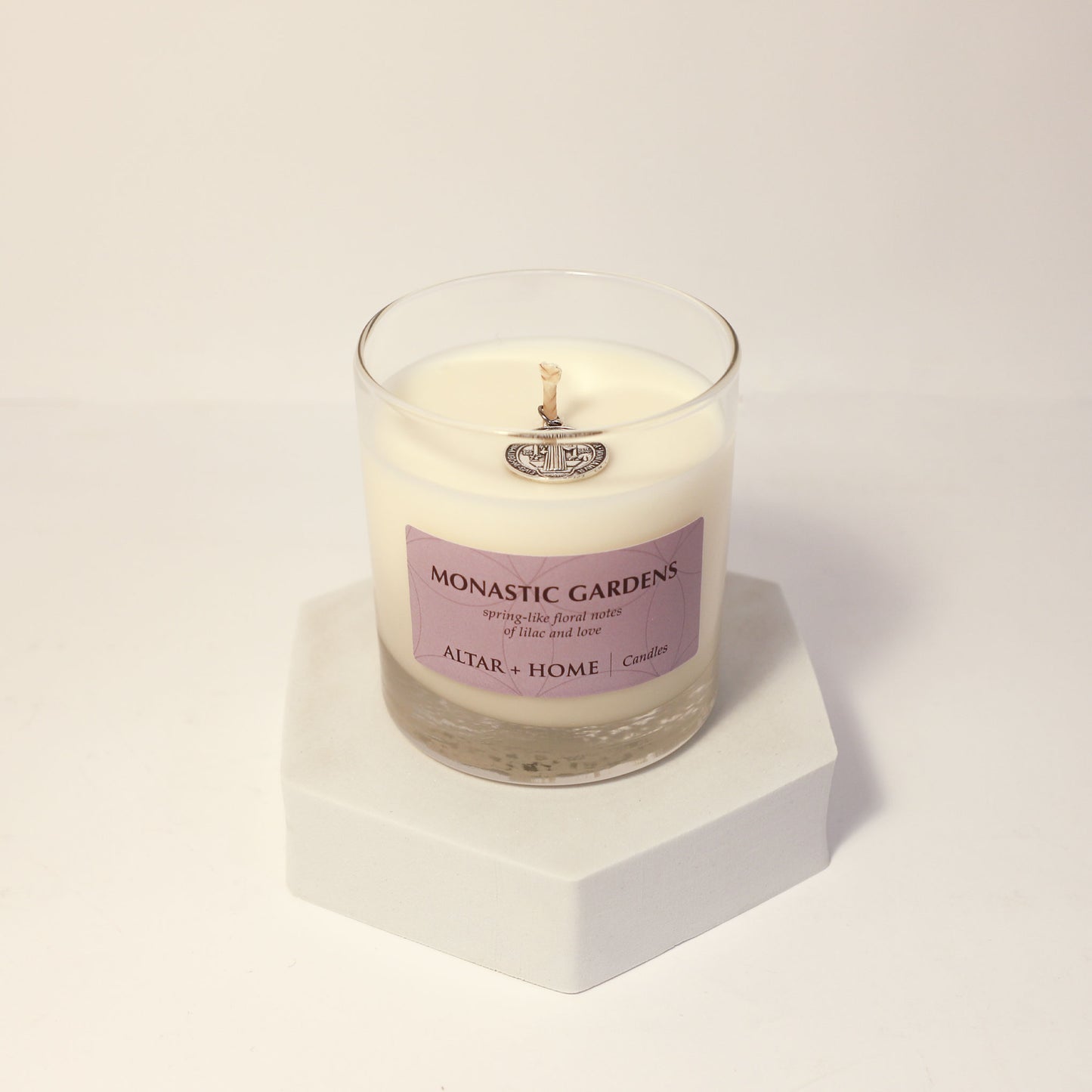 Monastic Gardens - Scented Candle (White Wax)