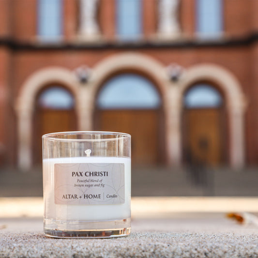 Pax Christi - Scented Candle (White Wax)