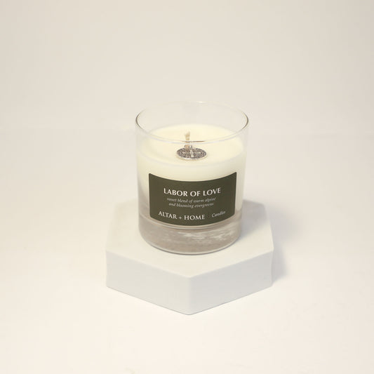 Labor of Love - Scented Candle (White Wax)