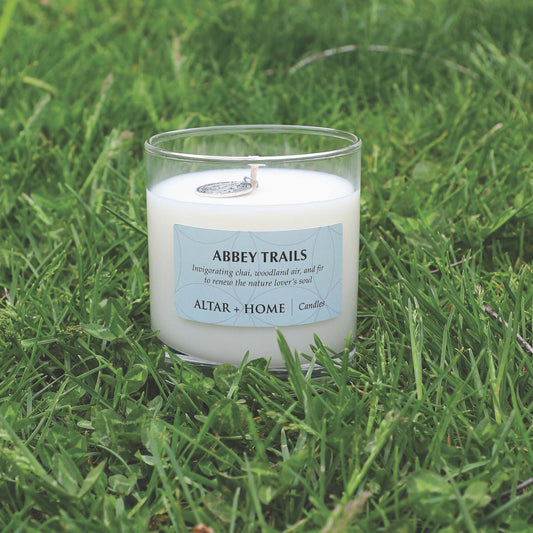 Abbey Trails - Scented Candle (White Wax)