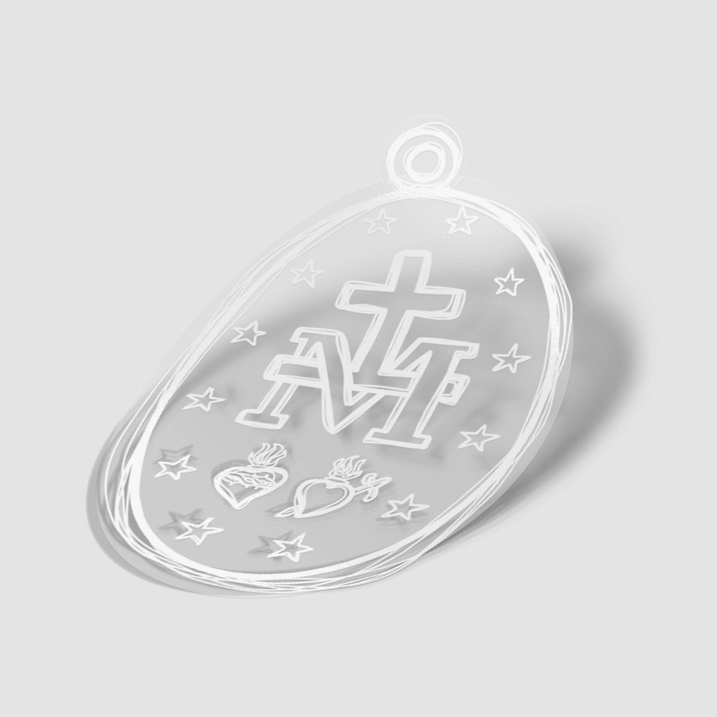 Miraculous Medal Vinyl Sticker