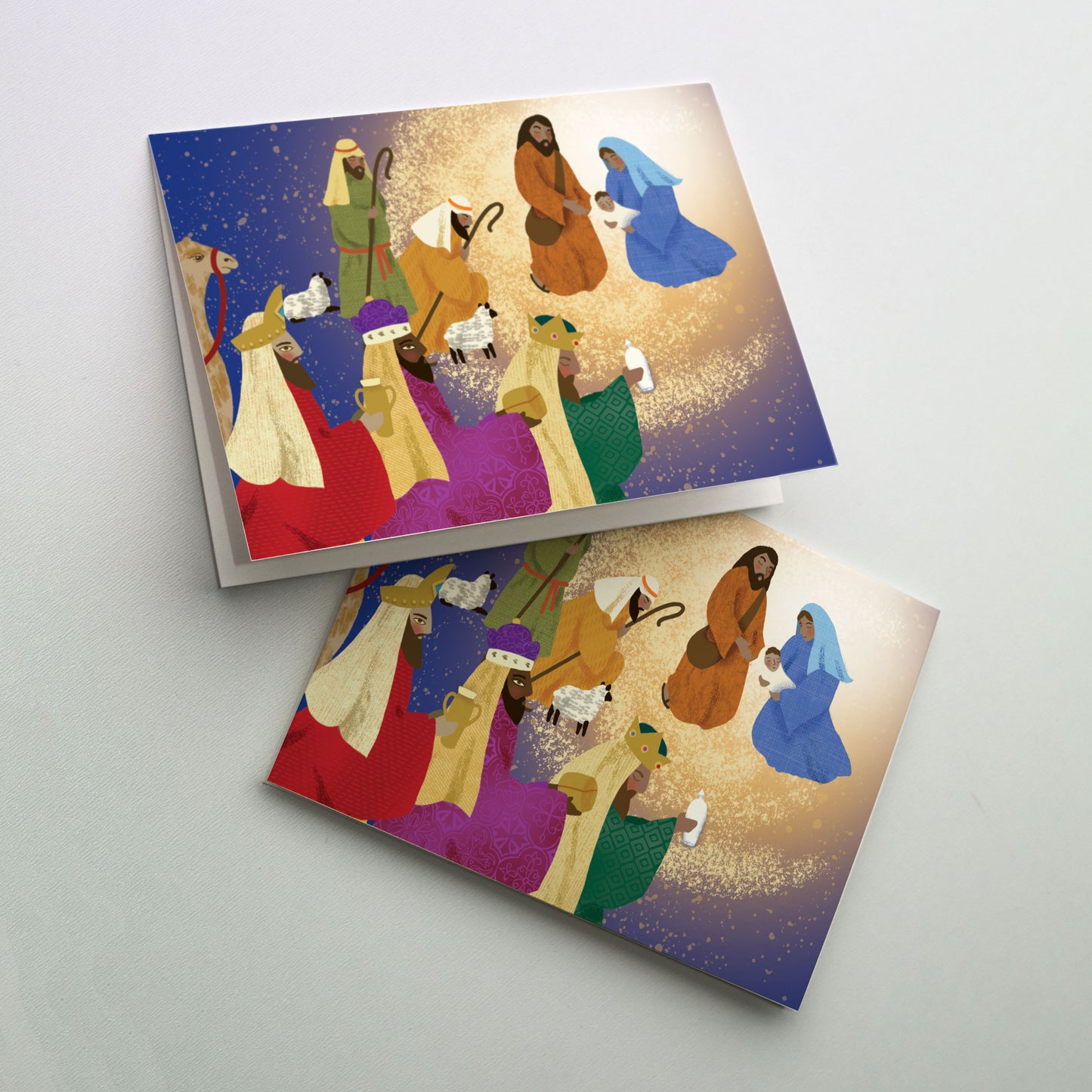 Contemporary Nativity - Spirit of Christmas Card