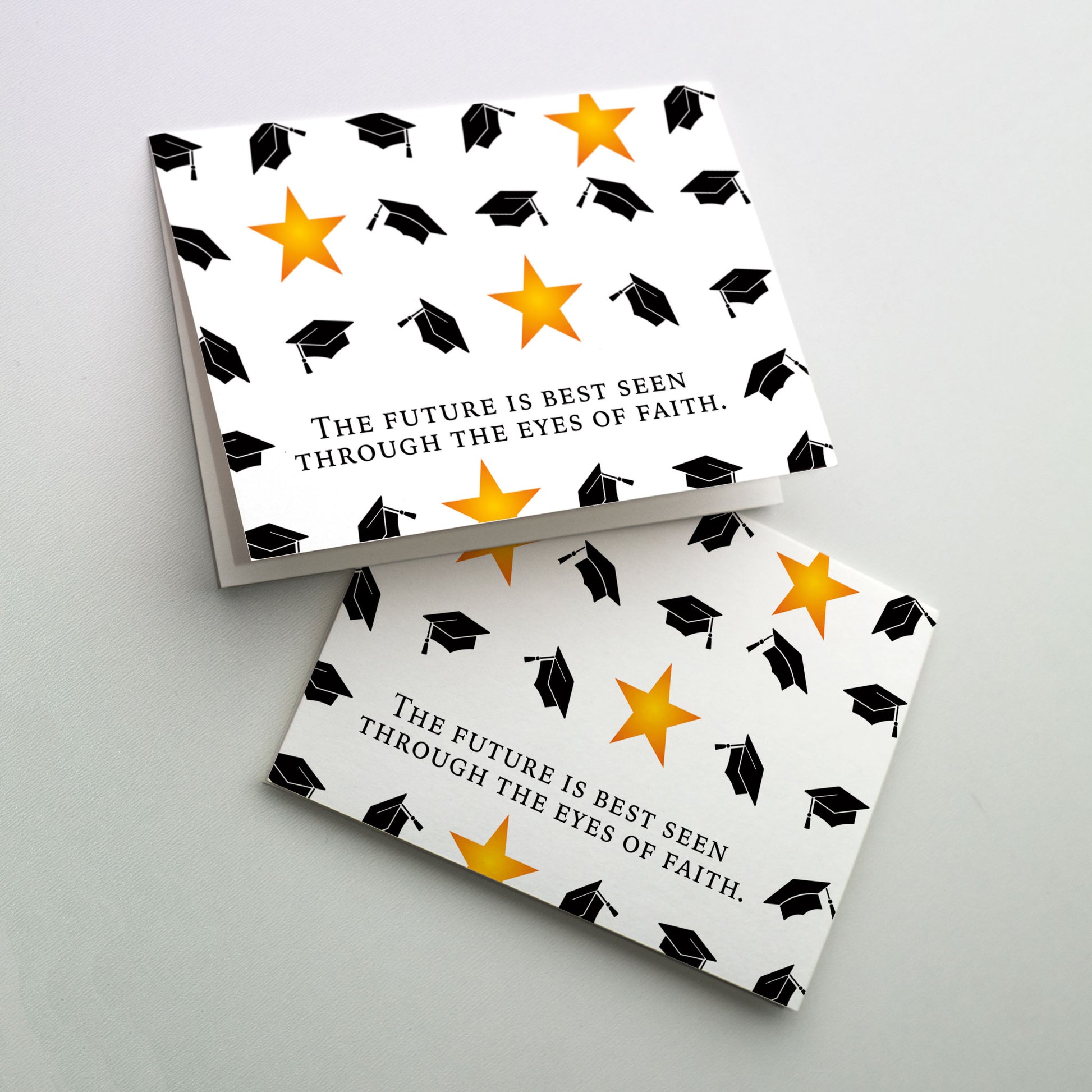 The Future Is Best Seen Through the Eyes of Faith Graduation Card - Altar + Home The Future Is Best Seen Through the Eyes of Faith Graduation Card - Altar + Home