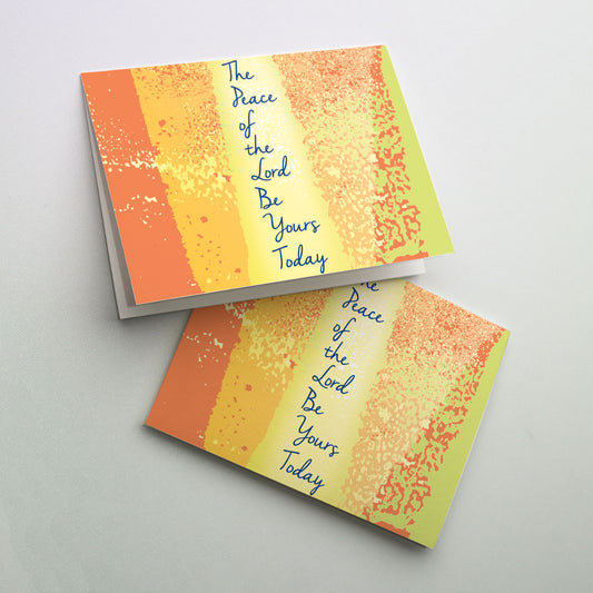 The Peace of the Lord Be Yours Today - Get Well Card