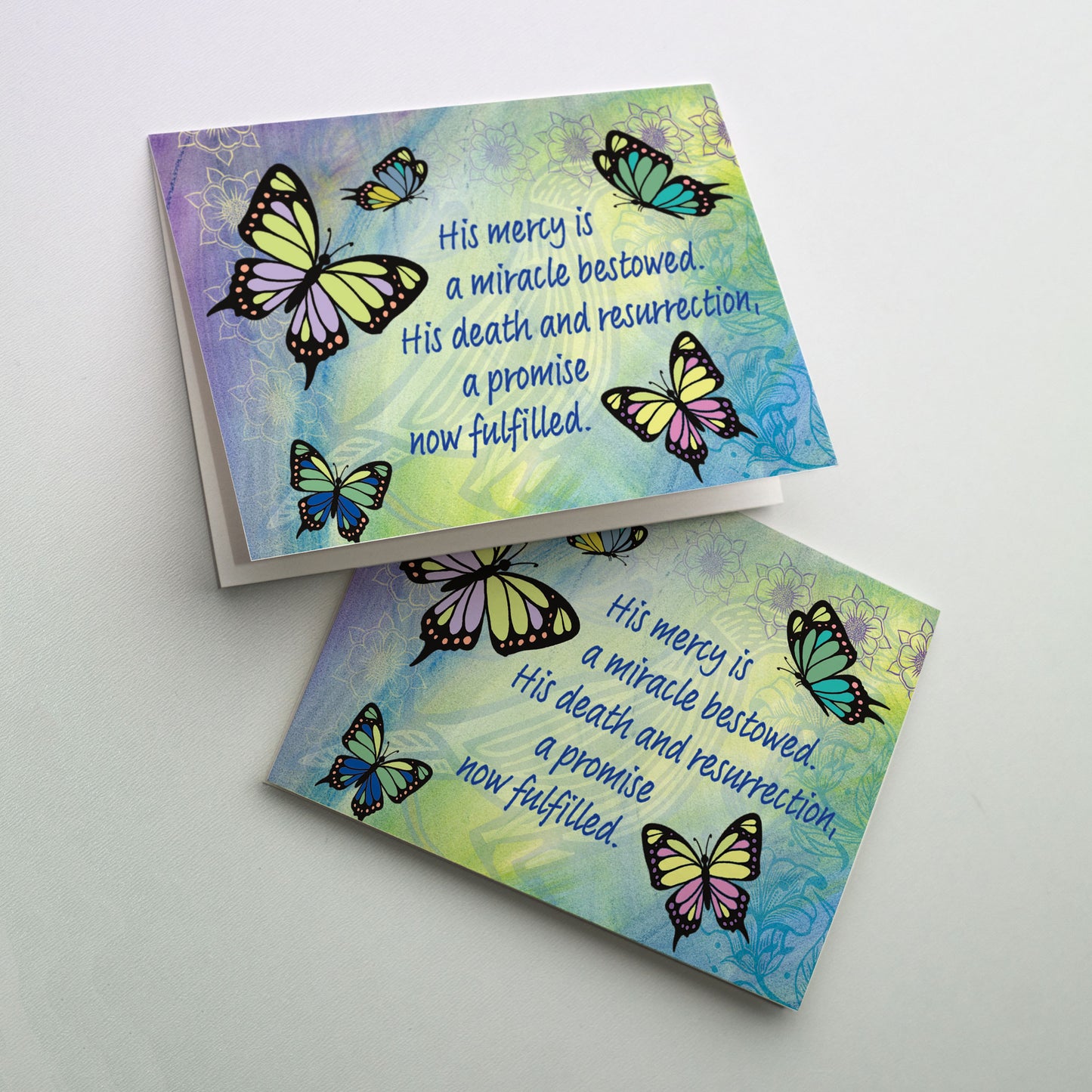 His Mercy Is a Miracle Bestowed - Easter Card