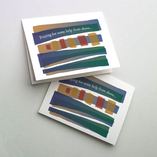 Praying for Some Help from Above... - Get Well Card