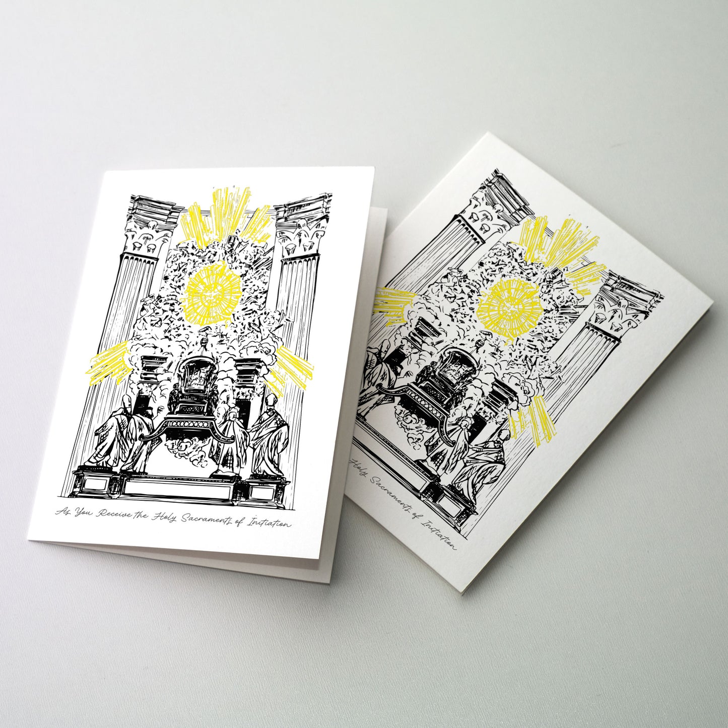 As You Receive the Holy Sacraments - Christian Initiation Card