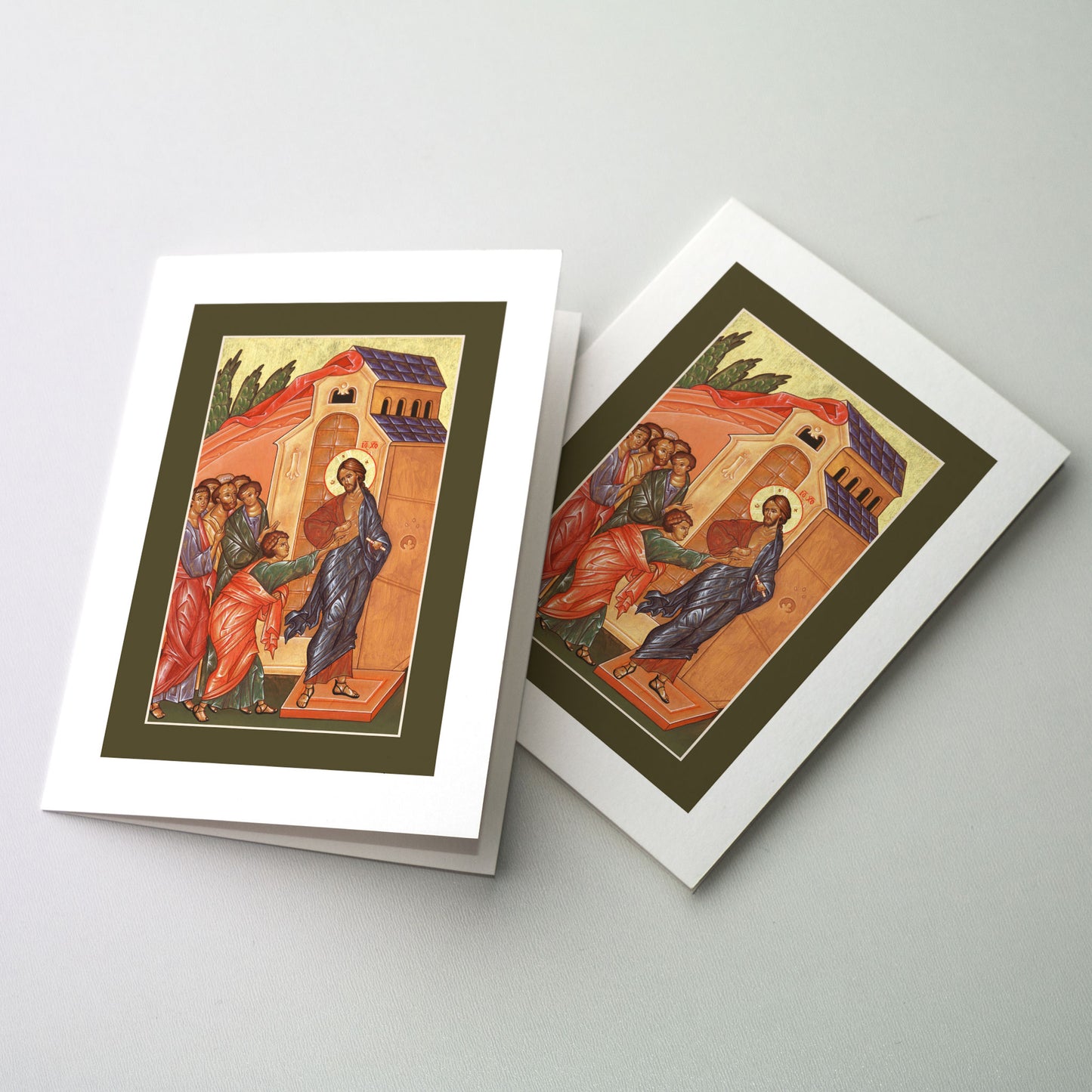 Doubting Thomas Icon Greeting Card - Icon Greeting Card