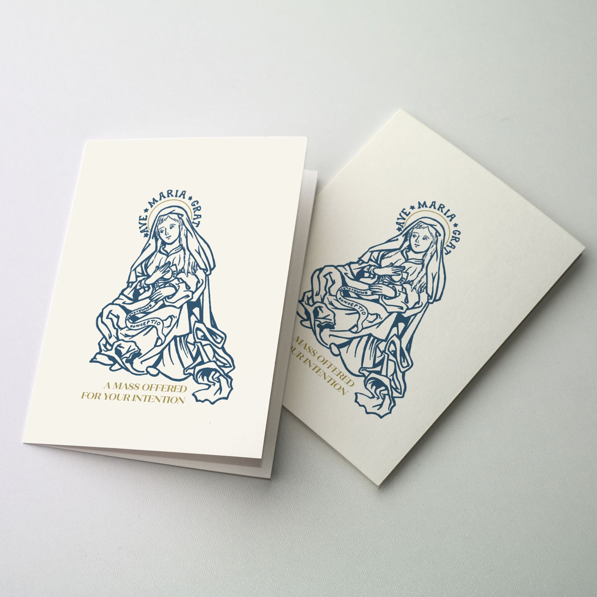 A Mass Offered for Your Intention - Mass Intention Card – Altar + Home