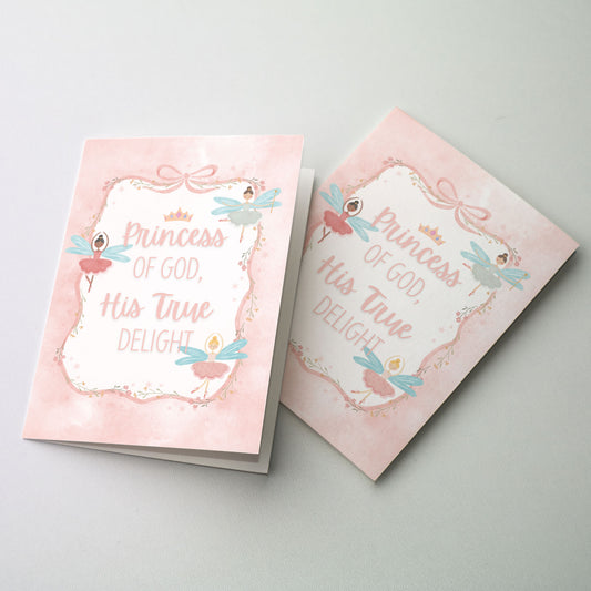 Princess of God, His True Delight - Birthday Card