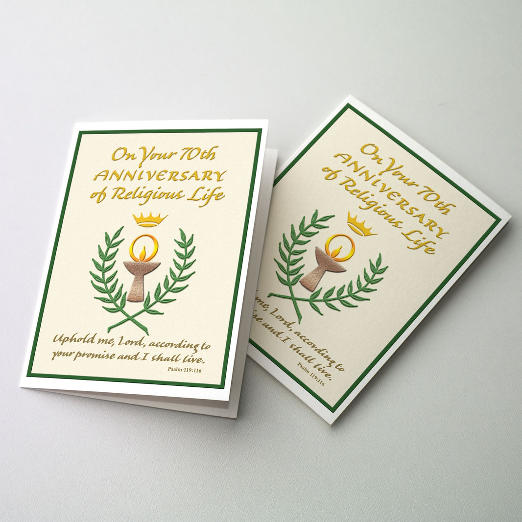 Religious Profession Anniversary Cards – Altar + Home