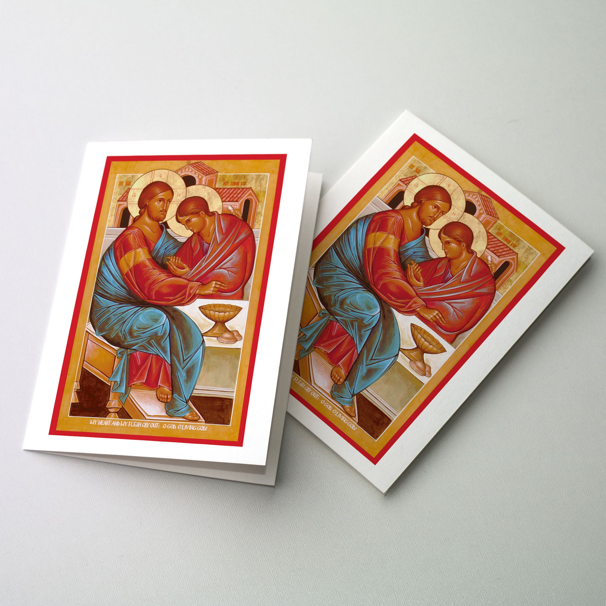 The Beloved Disciple Icon Greeting Card - Altar + Home