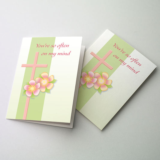 You're so often on my mind - Thinking of You Card