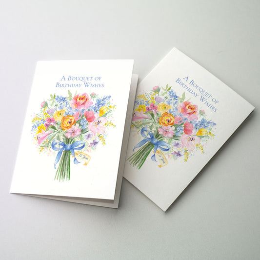 A Bouquet of Birthday Wishes - Birthday Card