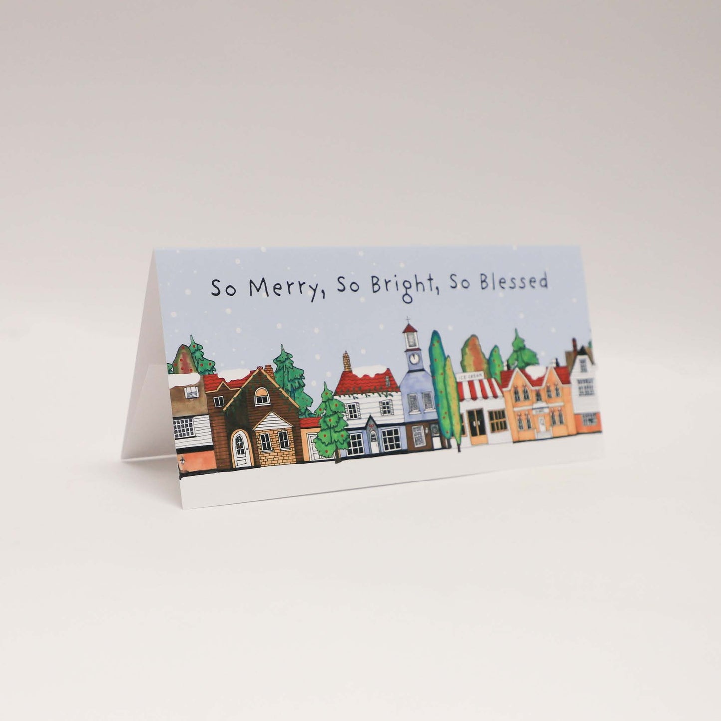 So Merry, So Bright, So Blessed - Christmas Money Enclosure Card