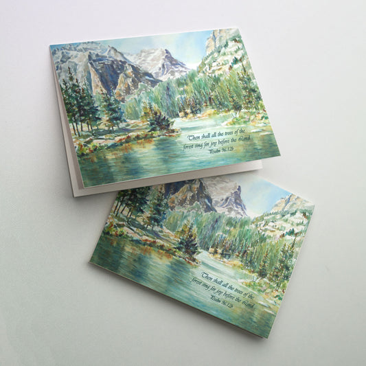 Then Shall All the Trees of the Forest Sing for Joy - Birthday Card
