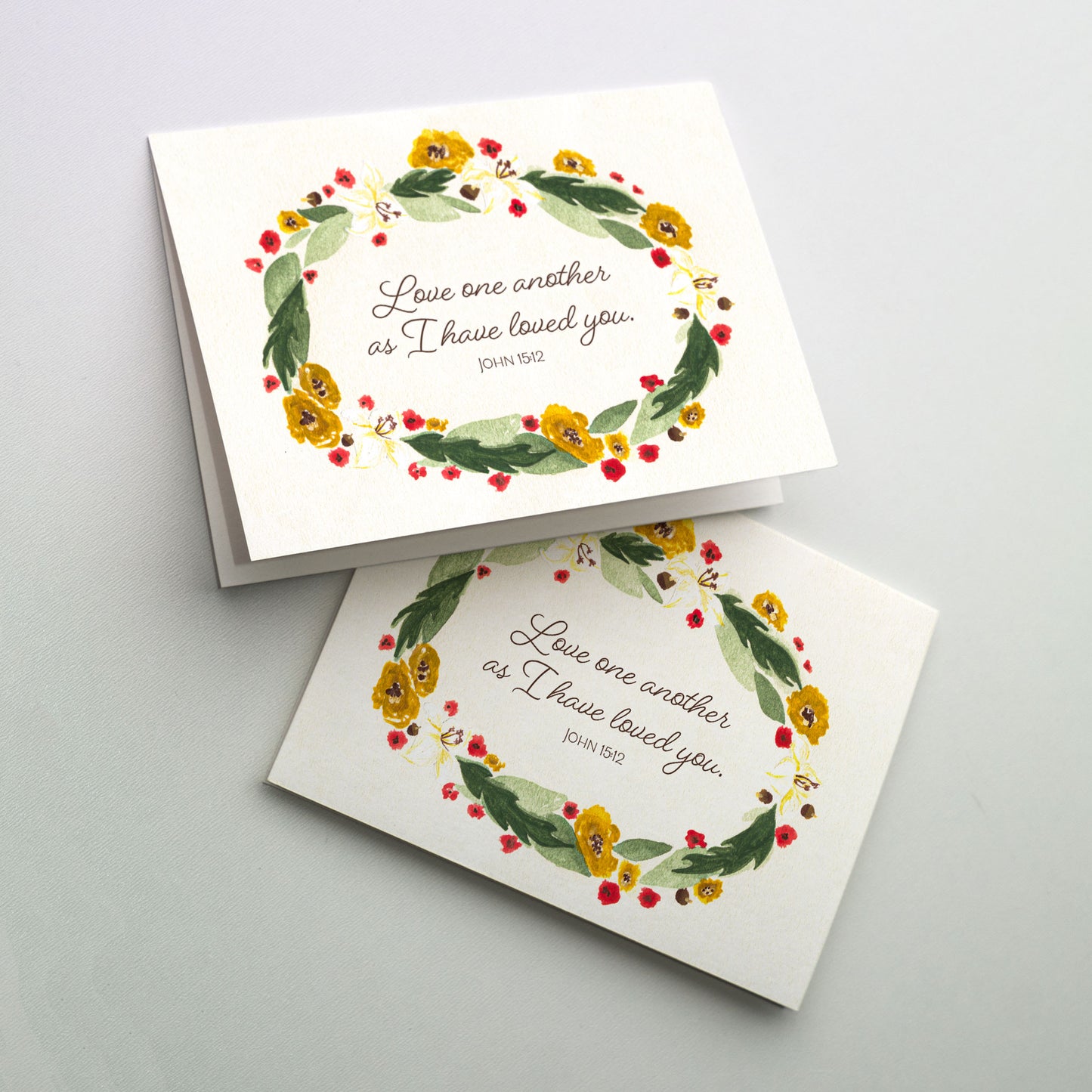 Love One Another as I Have Loved You - Wedding Congratulations Card