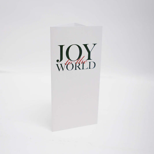 Joy to the World - Christmas Money Enclosure Card