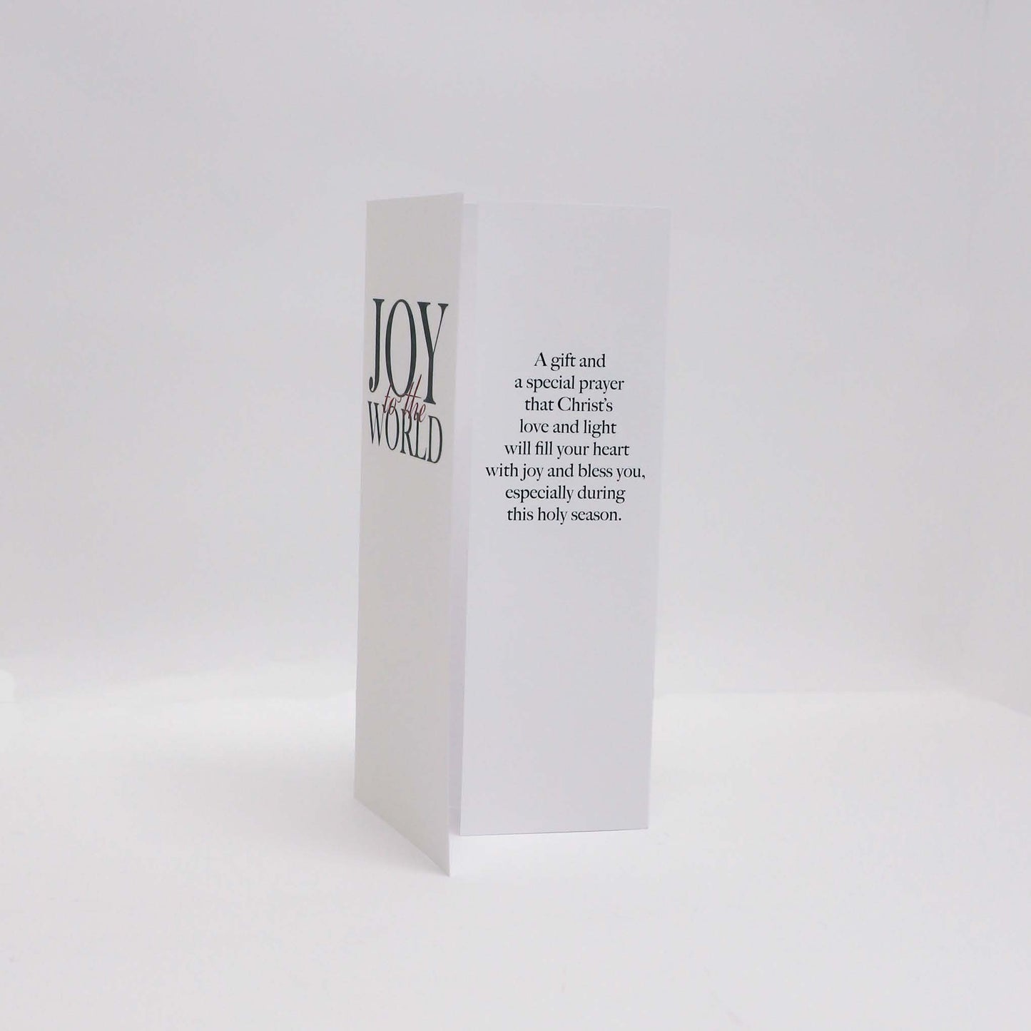 Joy to the World - Christmas Money Enclosure Card