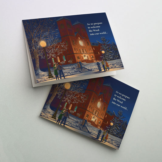As We Prepare to Welcome the Word Into Our World Miracle of Christmas Cards