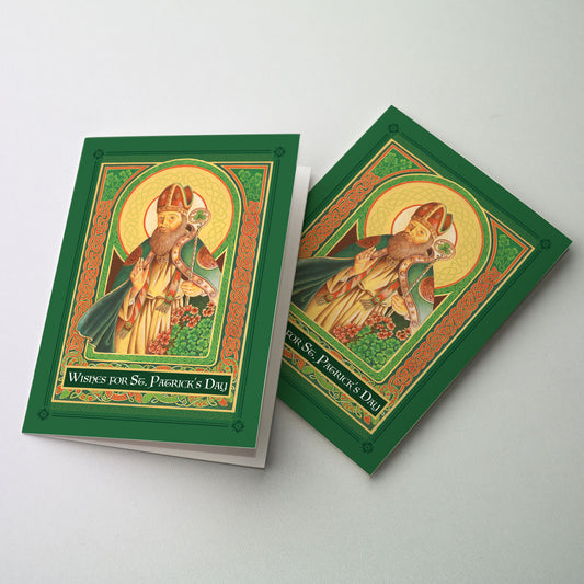 Stonehouse Collection St. Patrick's Day Postcard Set - 40 Cards, 4 Designs, 4x6 Inches, Assorted