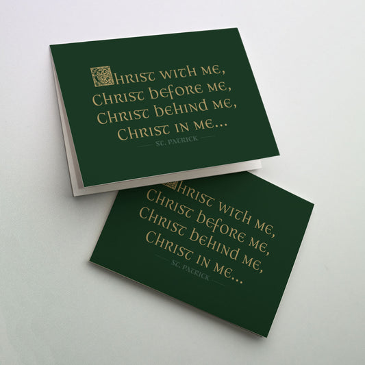 Christ with Me - St. Patrick's Day Card