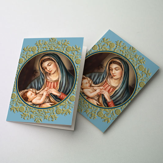 Madonna and Child Majesty of Christmas Cards