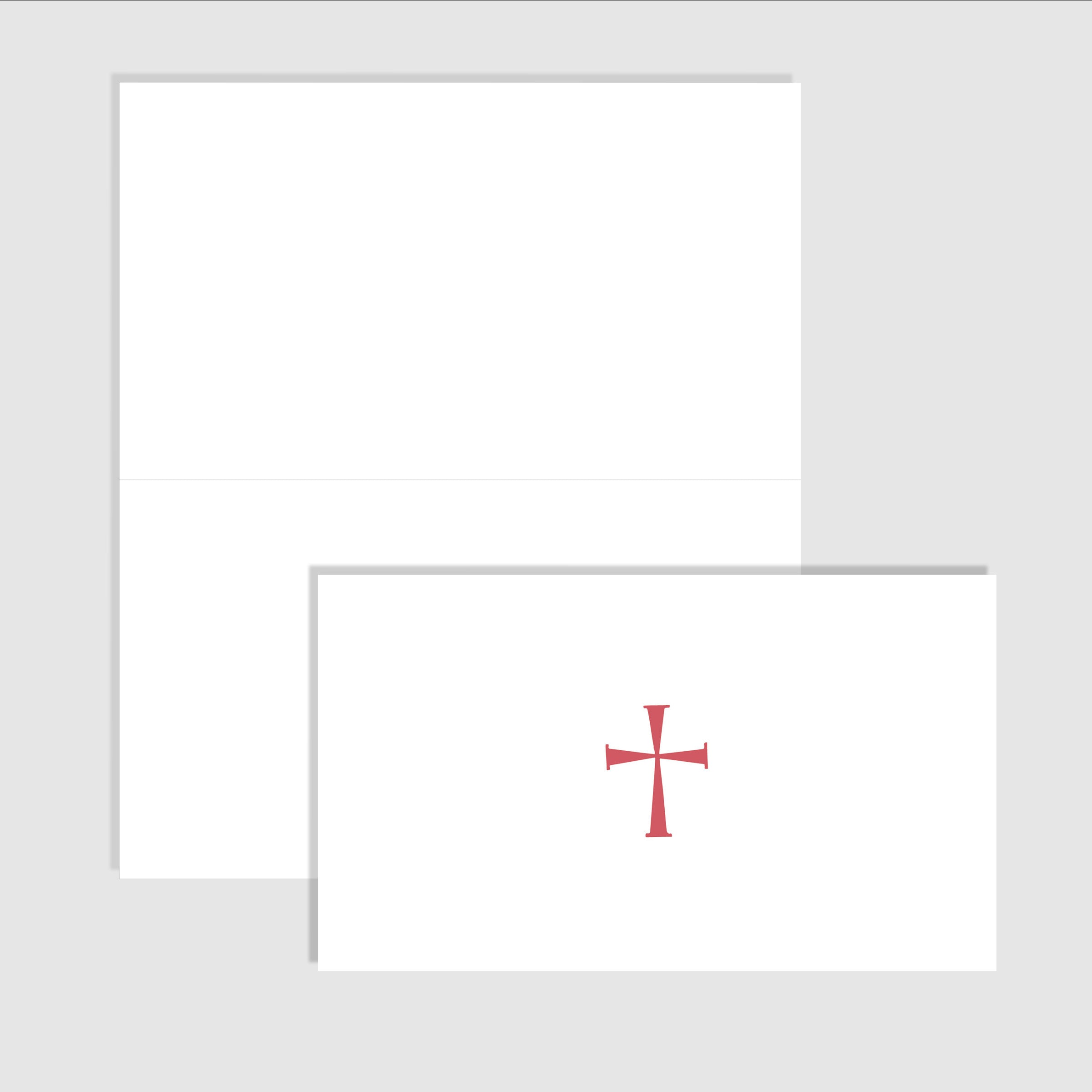 Roman Cross Note Folded Notes - Altar + Home