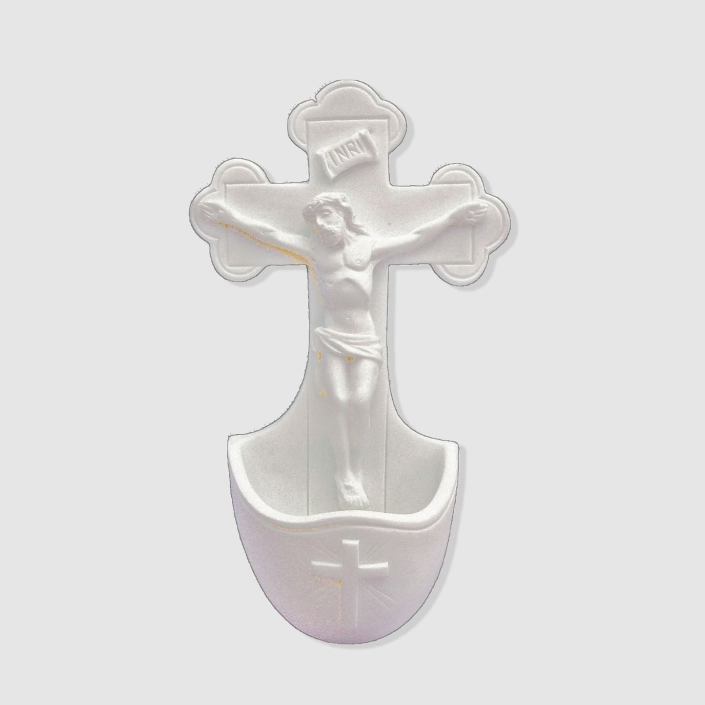 Crucifix Holy Water Font