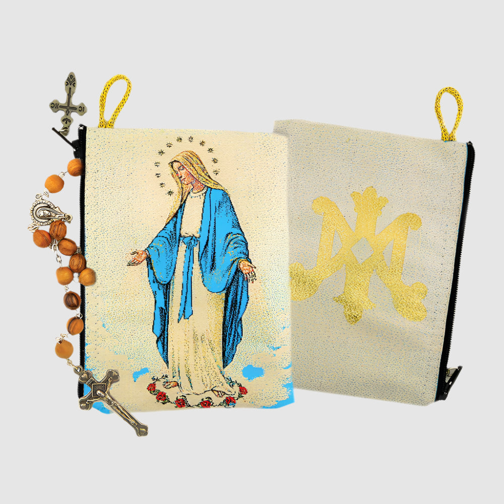 Our Lady of Grace Rosary Icon Pouch Case