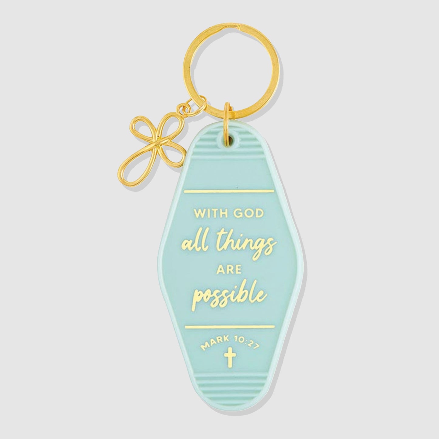 Scripture Key Tag - Mark 10:27