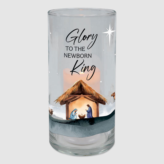 "Newborn King" Hurricane Candle