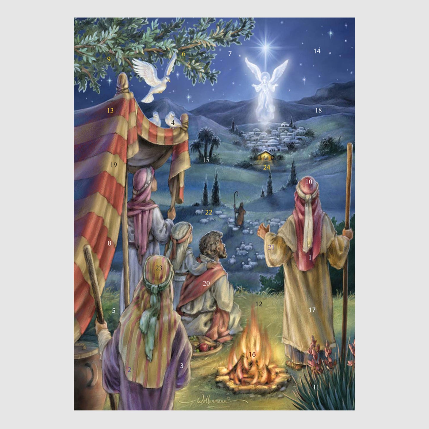 Magi Greeting Card Advent Calendar