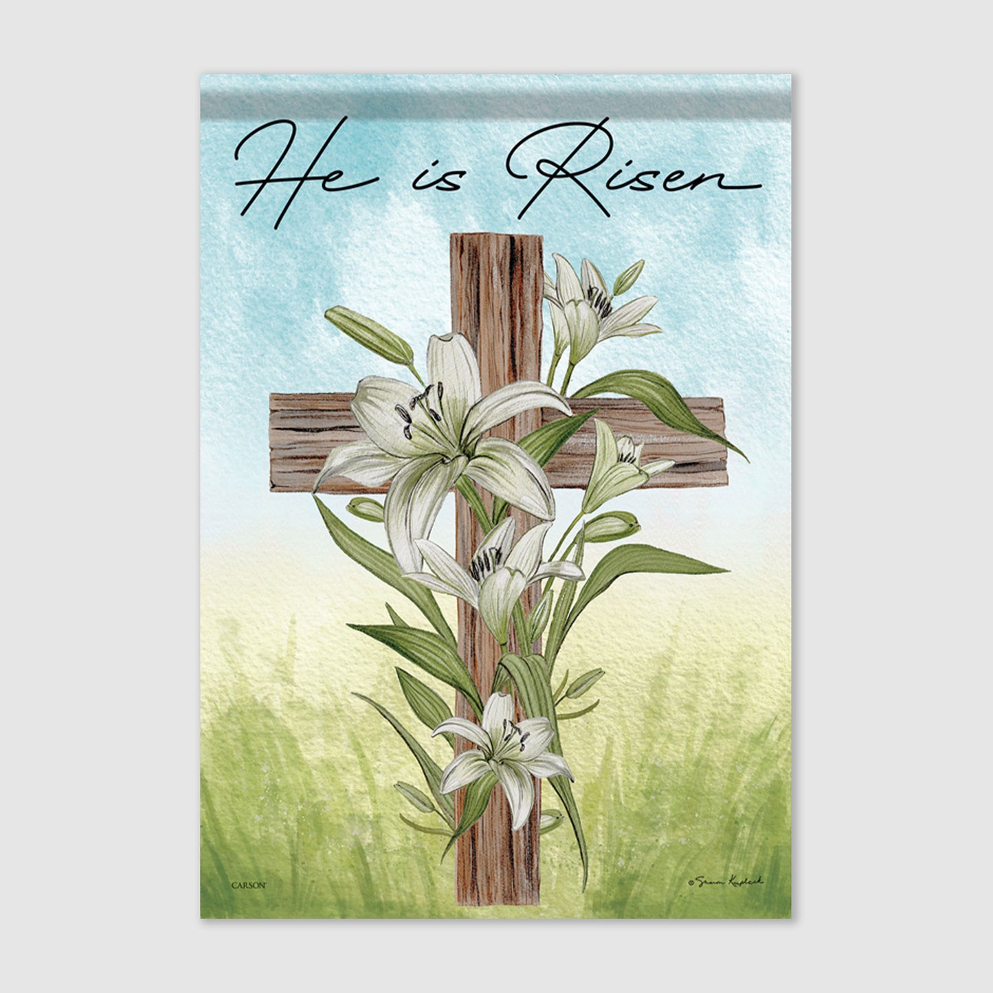 Easter Garden Flag