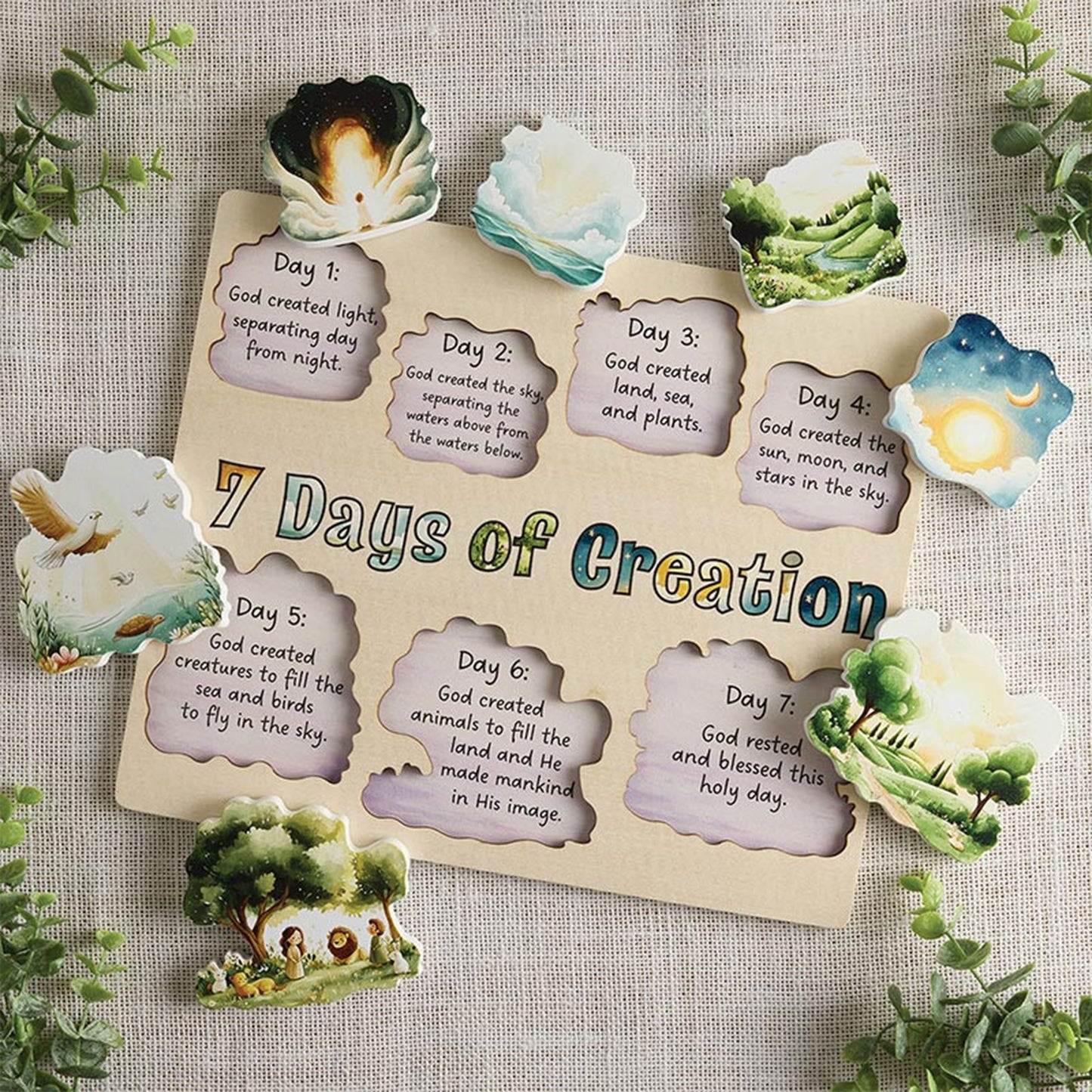 7 Days of Creation Story Puzzle