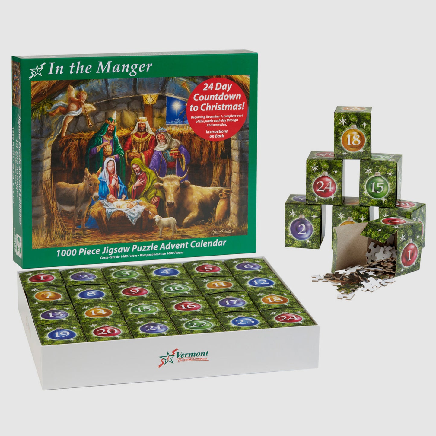 In the Manger Jigsaw Puzzle Advent Calendar