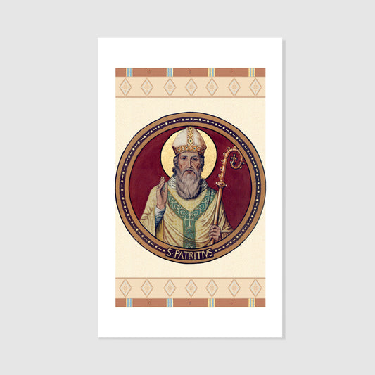 St. Patrick - Holy Card Personalized