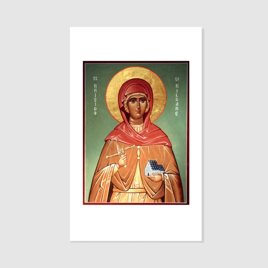 St. Brigid - Holy Card Personalized