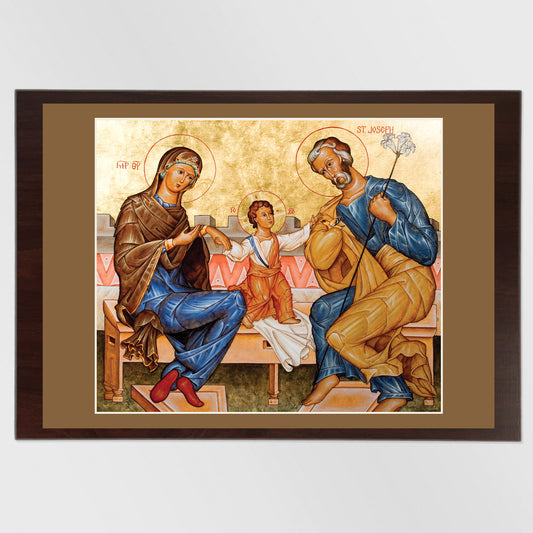 The Holy Family Foreshadowing Christ’s Passion - Icon Reproduction