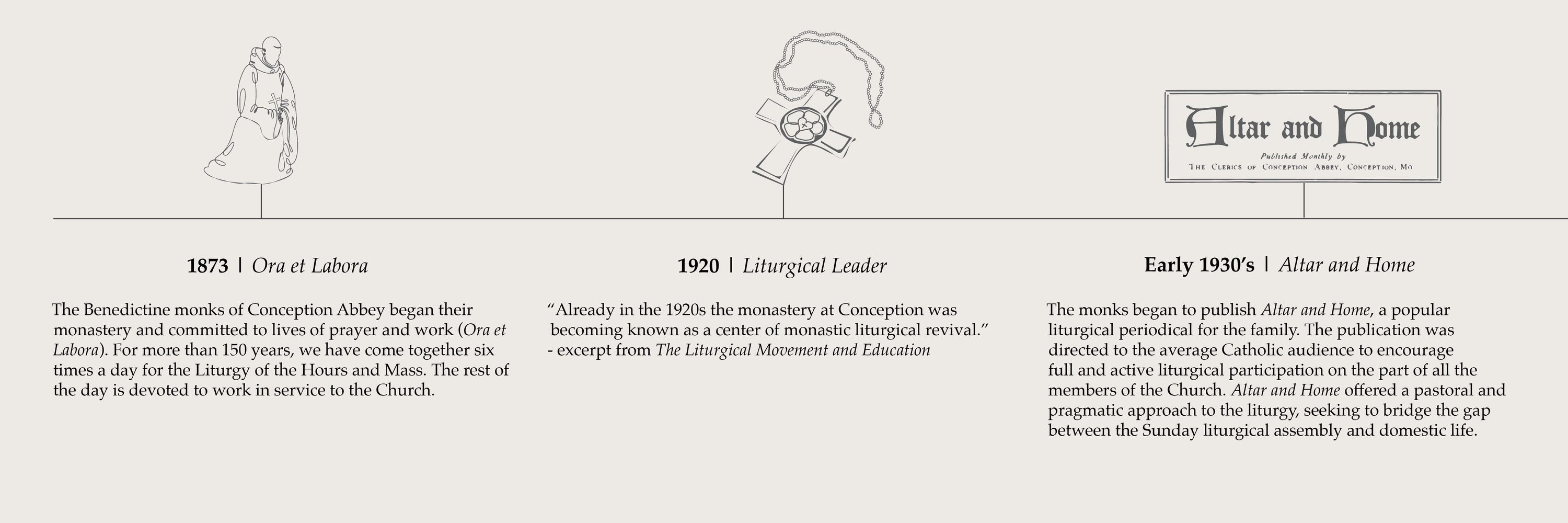 Altar + Home by Conception Abbey