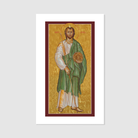 St. Jude Icon Holy Card - Icon Holy Card Personalized