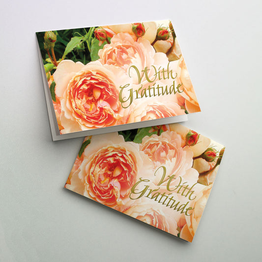 With Gratitude - Sympathy Acknowledgment Note